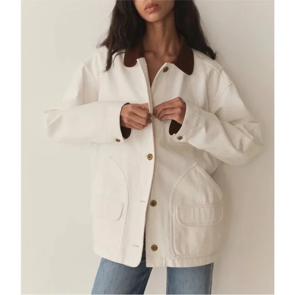 Doen Pascual Barn Jacket in Salt Small - Picture 6 of 15